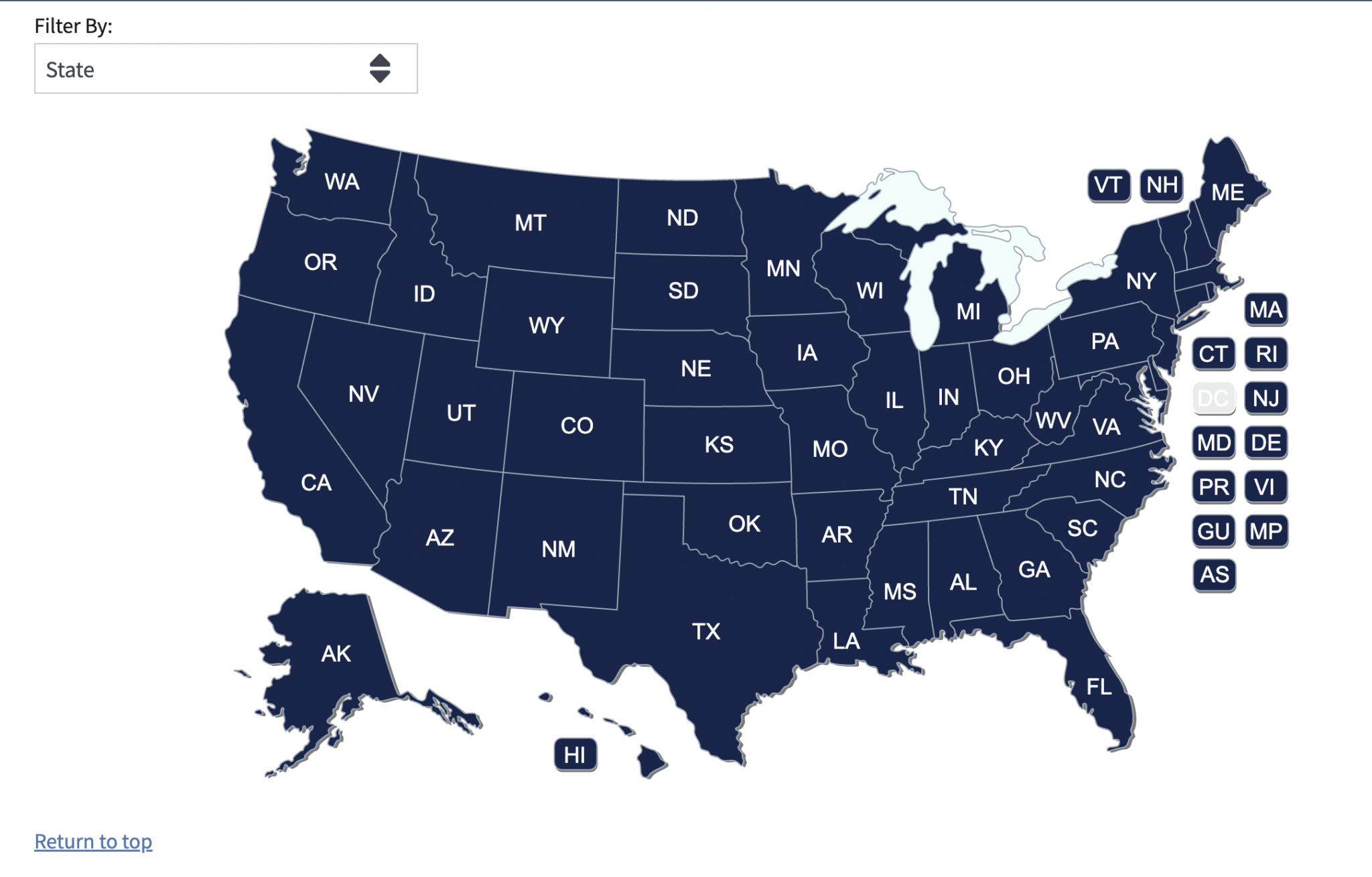 USDA RD Program and Services Interactive Map Aspen Institute